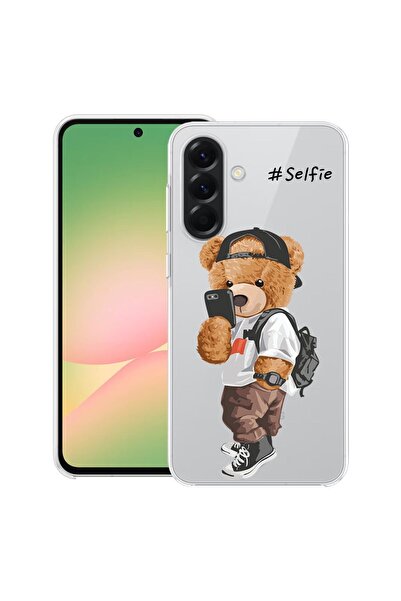 bestcase Θήκη για Samsung Galaxy A17 5G με Σχέδιο Selfie Αρκουδάκι, Διαφανής ...