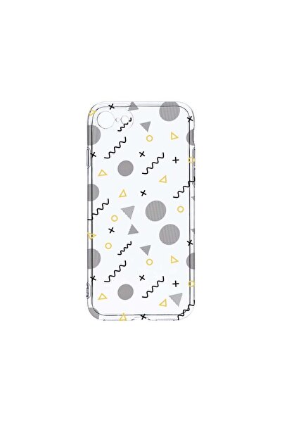 bestcase Διαφανής Θήκη Σιλικόνης 2MM, Συμβατή με Apple iPhone SE 2, Αφηρημένο...