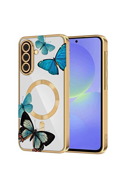 bestcase Πολυτελής Θήκη MagSafe, Συμβατή με Samsung Galaxy S25 Plus, Μπλε Πετ...