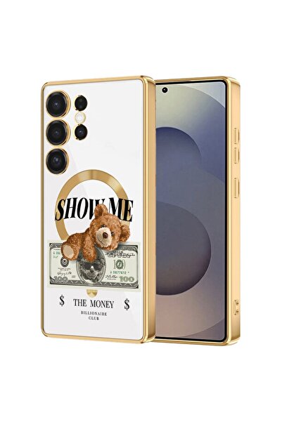 bestcase Πολυτελής Θήκη MagSafe, Συμβατή με Samsung Galaxy S24 Ultra, Αρκουδά...