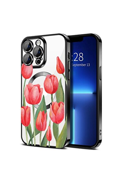 bestcase Πολυτελής Θήκη MagSafe, Συμβατή με Apple iPhone 12 Pro Max, Κόκκινες...