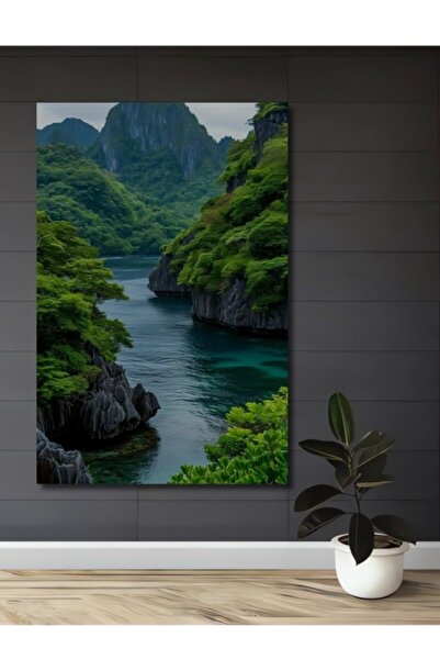 Teona Ahşap Τροπικό Οικουμενικό Τοπίο Ξύλινο Διακοσμητικό Τραπέζι για Σπίτι, ...