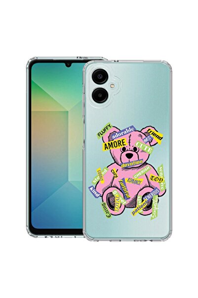 bestcase ¬Æ Husa pentru Samsung Galaxy A06 5G, Anti Shock 1.5MM, Teddy Bear A...