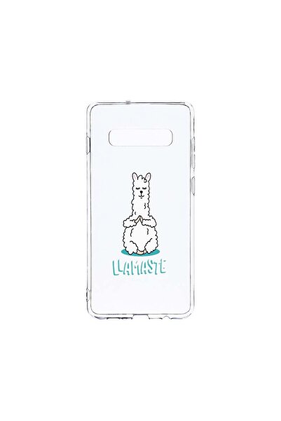bestcase Διαφανής Θήκη Σιλικόνης 2MM, Συμβατή με Samsung Galaxy S10, Llamaste...