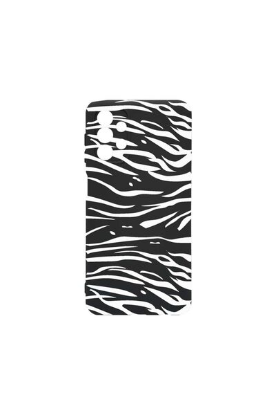 bestcase Θήκη Υγρής Σιλικόνης Premium, Συμβατή με Samsung Galaxy A13 4G, Ζέβρ...