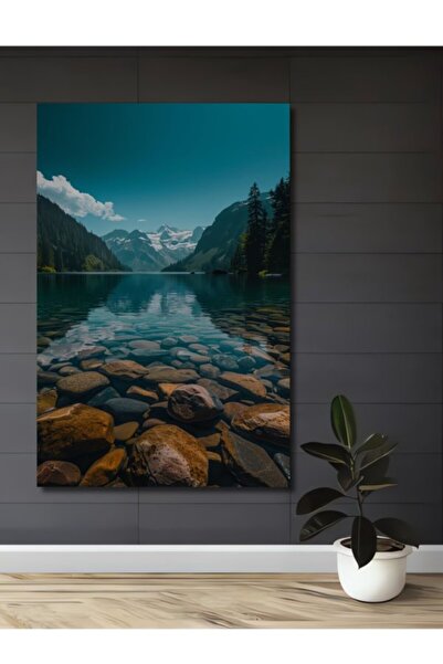 Teona Ahşap Γοητευτικό Ξύλινο Διακοσμητικό Τραπέζι με Θέα στο Βουνό και τη Λί...