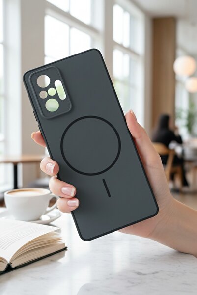 batuteknoloji Redmi Note 10 Pro MagSafe Görünümlü Soft BTU Silikon Kapak