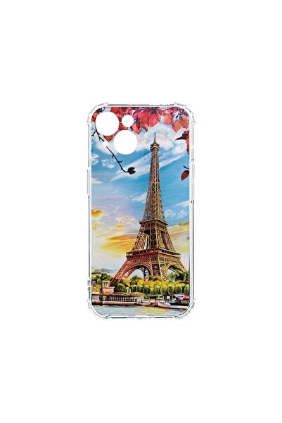 bestcase Husa Anti Shock 1.5MM, compatibilă cu Apple iPhone 15, Turnul Eiffel...
