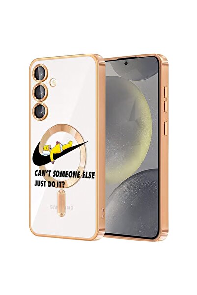 bestcase Πολυτελής Θήκη MagSafe, Συμβατή με Samsung Galaxy A55, Χόμερ Σίμπσον...