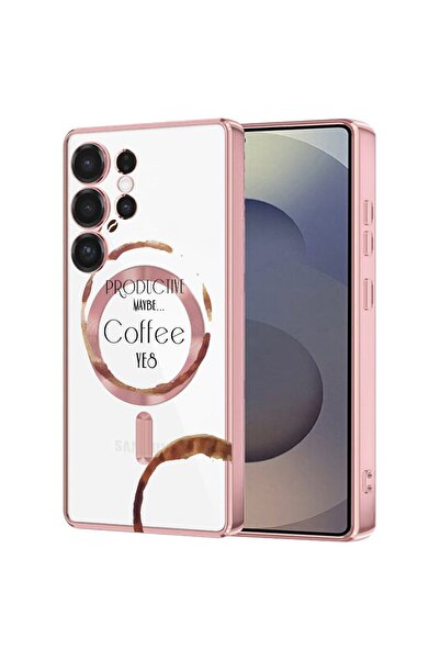 bestcase Πολυτελής Θήκη MagSafe, Συμβατή με Samsung Galaxy S24 Ultra, Καφέ, Ε...