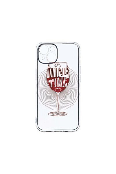bestcase Διαφανής Θήκη Σιλικόνης 2MM, Συμβατή με Apple iPhone 14 Plus, Wine T...