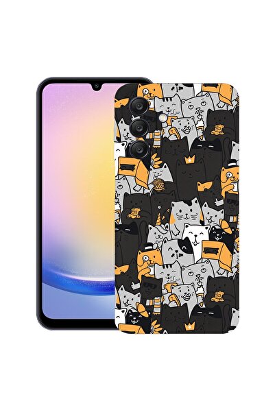 bestcase Θήκη για Samsung Galaxy A56, Σχέδιο γάτας, Λεπτή σιλικόνη 0.8MM, Αντ...