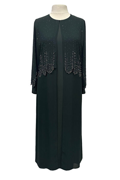 Giyinen Mağazaları Φόρεμα βραδινό φόρεμα μητέρας με στρογγυλή λαιμόκοψη Feray...