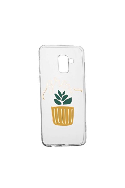 bestcase Προστατευτική θήκη με μήνυμα  "Grow ", για Samsung Galaxy A6 Plus / ...