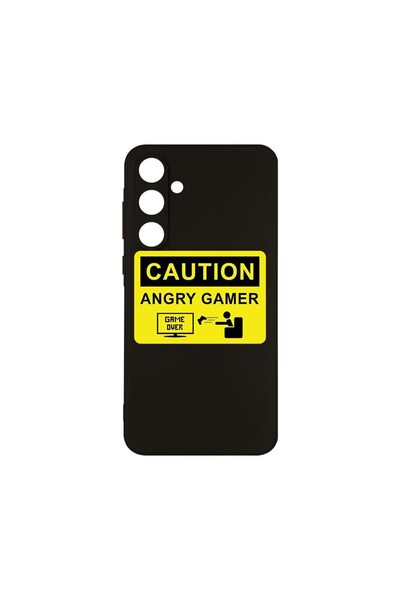 bestcase Λεπτή Θήκη Σιλικόνης 0.8MM, Συμβατή με Samsung Galaxy A55, Angry Gam...