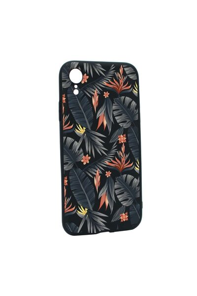 bestcase Husa de protectie Tropical Pattern pentru Apple iPhone XR, rezistent...