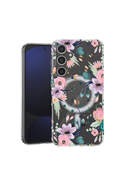 bestcase Θήκη για Samsung Galaxy S24 FE, MagSafe Αντικραδασμική, Συλλογή Λουλ...