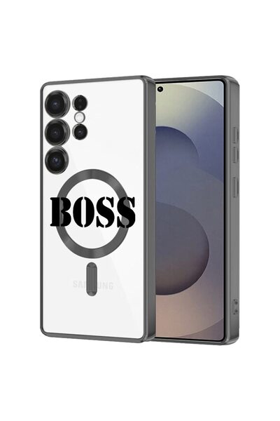 bestcase Πολυτελής Θήκη MagSafe, Συμβατή με Samsung Galaxy S24 Ultra, BOSS, Ε...