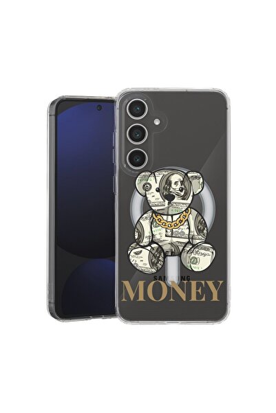 bestcase Θήκη για Samsung Galaxy A55, MagSafe Αντικραδασμική, Σχέδιο Αρκουδάκ...