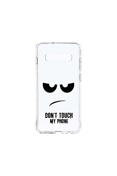 bestcase Διαφανής Θήκη Σιλικόνης 2MM, Συμβατή με Samsung Galaxy S10, Μην αγγί...