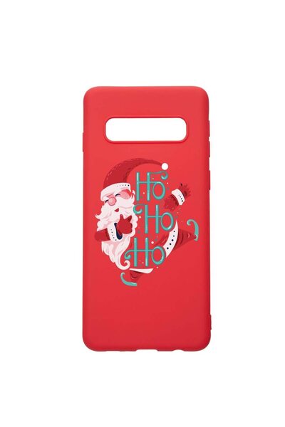 bestcase Θήκη σιλικόνης συμβατή με Samsung Galaxy S10 Plus, HoHoHo Άγιος Βασί...