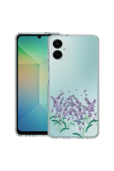 bestcase Калъф за Samsung Galaxy A06 5G, Удароустойчив 1.5ММ, Лавандулов, Защ...