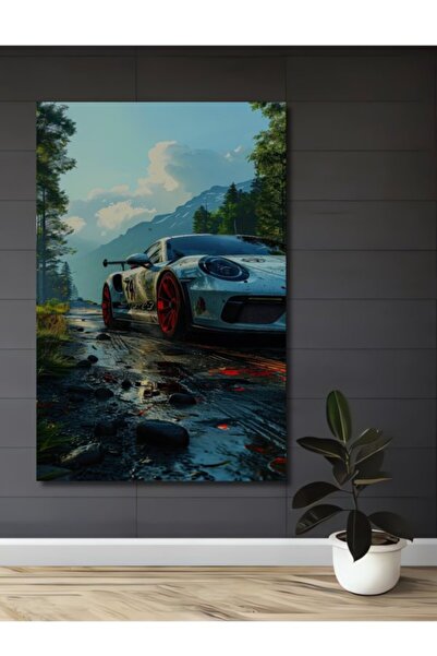 Teona Ahşap Αγωνιστικό Αυτοκίνητο και Το Σημείο Παράστασης Σύγκρουσης της Φύσ...