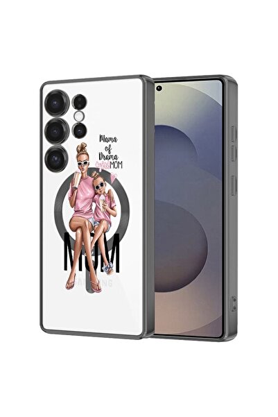 bestcase Πολυτελής Θήκη MagSafe, Συμβατή με Samsung Galaxy S24 Ultra, Μαμά το...