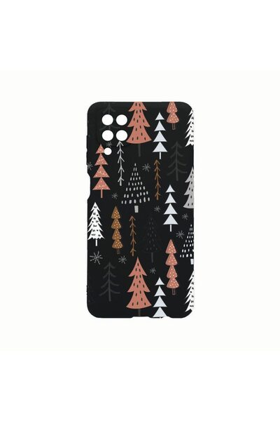 bestcase Θήκη Σιλικόνης, Συμβατή με Samsung Galaxy A12, Χριστουγεννιάτικο Σχέ...