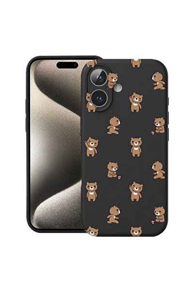 bestcase Husă pentru Apple iPhone 17 cu design cu model de ursuleț de pluș, s...