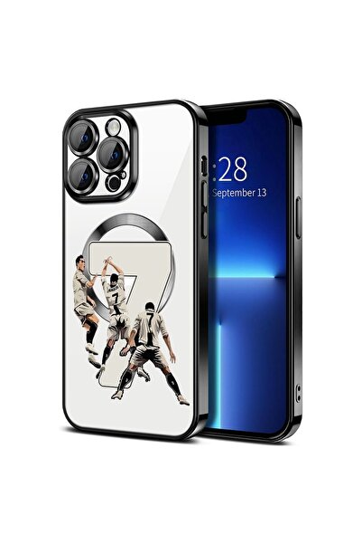 bestcase Πολυτελής Θήκη MagSafe, Συμβατή με Apple iPhone 13 Pro, Ronaldo 7, Ε...