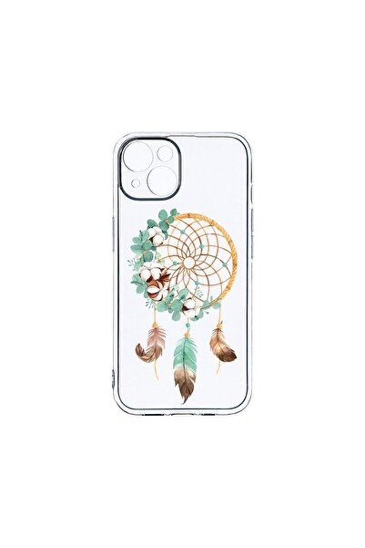 bestcase Husa Clear Silicon 2MM, Συμβατή με Apple iPhone 14, Dreamcatcher, An...