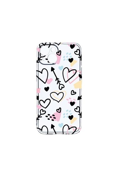 bestcase Θήκη Διαφανής Σιλικόνη 2MM, Συμβατή με Apple iPhone 14, Σχέδιο Συμβό...