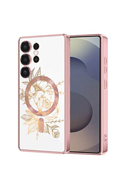 bestcase Πολυτελής Θήκη MagSafe, Συμβατή με Samsung Galaxy S24 Ultra, Χρυσό Ρ...