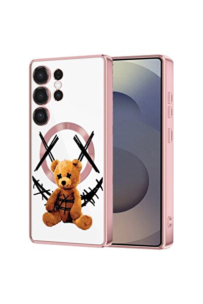 bestcase Πολυτελής Θήκη MagSafe, Συμβατή με Samsung Galaxy S24 Ultra, Χαμόγελ...