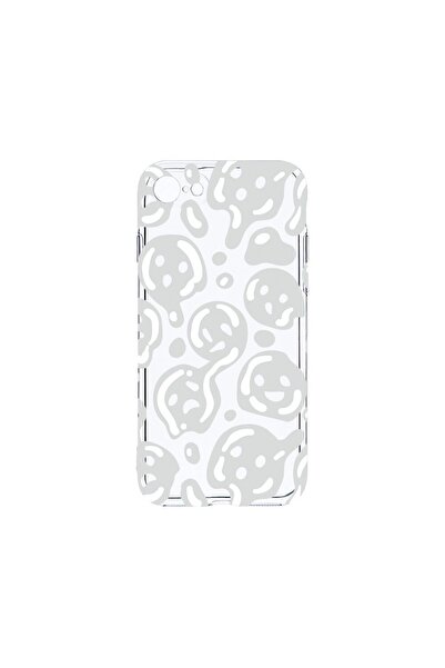 bestcase Husa Clear Silicon 2MM, Compatibila Cu Apple iPhone SE 2, Gray Acid ...