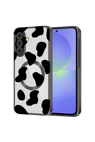 bestcase Πολυτελής Θήκη MagSafe, Συμβατή με Samsung Galaxy S25, Μαύρο Σχέδιο ...