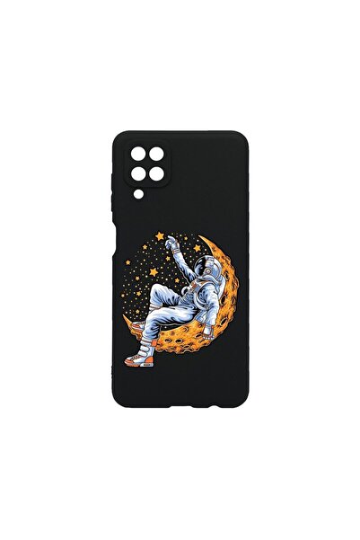 bestcase Λεπτή Θήκη Σιλικόνης 0.8MM, Συμβατή με Samsung Galaxy A12, Αστροναύτ...