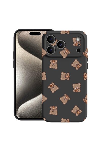 bestcase Husă pentru Apple iPhone 17 Pro cu design cu model de ursuleț, silic...