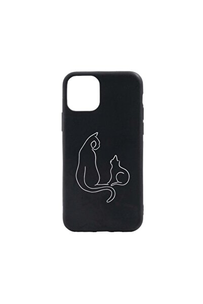 bestcase Husa Silicon Compatibila cu Apple iPhone 13 Pro, Abstract Cat, cu in...