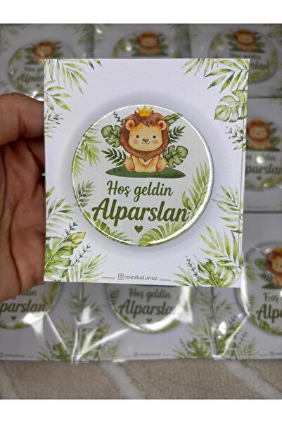 Tasarım 8 adet Aslan Figürlü Açacaklı Magnet