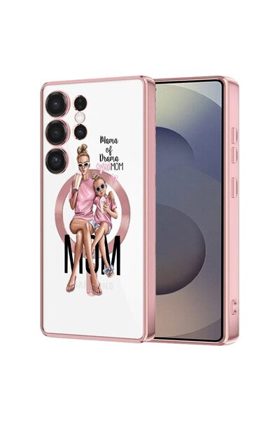 bestcase Πολυτελής Θήκη MagSafe, Συμβατή με Samsung Galaxy S24 Ultra, Μαμά Κο...