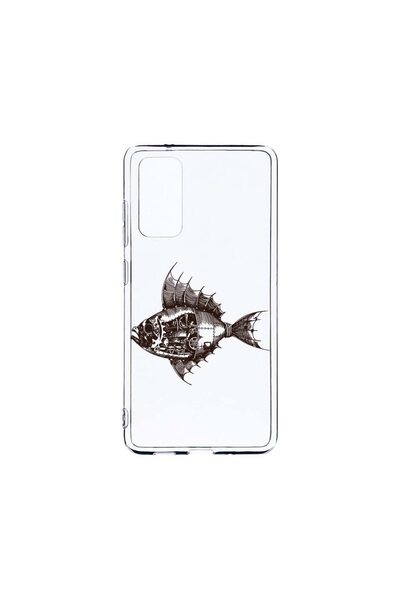 bestcase Διαφανής Θήκη Σιλικόνης 2MM, Συμβατή με Samsung Galaxy S20, Σχέδιο Ψ...