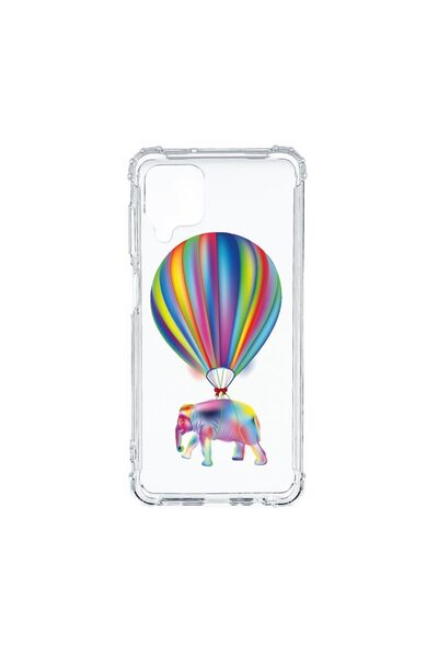 bestcase Husa Αντικραδασμική Θήκη Συμβατή με Samsung Galaxy A12, Rainbow Elef...
