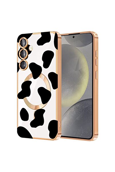 bestcase Πολυτελής Θήκη MagSafe, Συμβατή με Samsung Galaxy A35, Μαύρο με σχέδ...