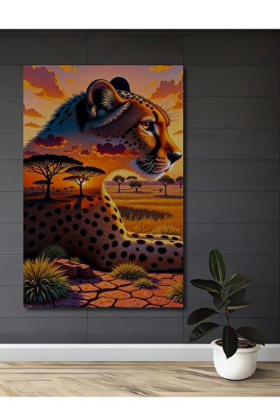 Teona Ahşap Τσίτα Γκάνμπατσοουν Ψηφιακή Εκτύπωση Ελαιογραφίας με Όψη Ξύλου Δι...