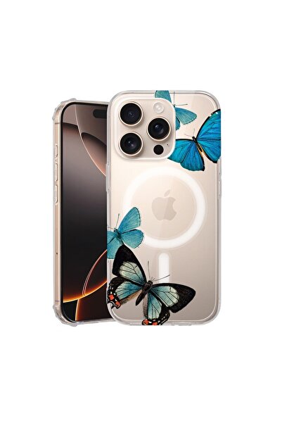 bestcase Θήκη για Apple iPhone 16 Pro, MagSafe Αντικραδασμική, Όμορφες Μπλε Π...