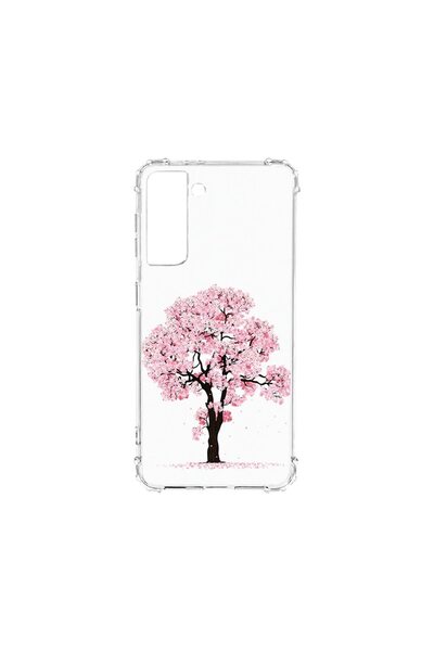 bestcase Husa Αντικραδασμική 1.5MM, Συμβατή με Samsung Galaxy S21, Ανθισμένα ...