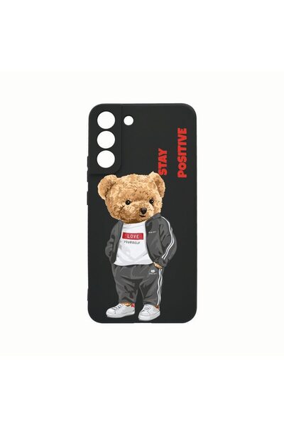 bestcase Θήκη Σιλικόνης, Συμβατή με Samsung Galaxy S21, Με σχέδιο  "Stay Posi...