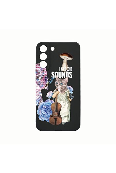 bestcase Θήκη σιλικόνης, Συμβατή με Samsung Galaxy S21, I See The Sounds, Ανθ...